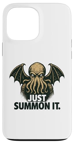 Cthulhu, Just Summon It, Lustiger kosmischer Horror-Cthulhu-Kult Hülle für iPhone 13 Pro Max Cthulhu, Just Summon It, Lustiger kosmischer Horror-Cthulhu-Kult Hülle für iPhone 13 Pro Max von Cthulhu Idol Miskatonic Horror Shop