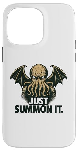 Cthulhu, Just Summon It, Lustiger kosmischer Horror-Cthulhu-Kult Hülle für iPhone 14 Pro Max Cthulhu, Just Summon It, Lustiger kosmischer Horror-Cthulhu-Kult Hülle für iPhone 14 Pro Max von Cthulhu Idol Miskatonic Horror Shop