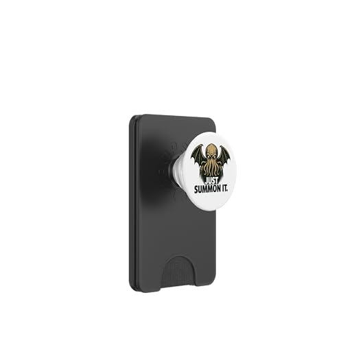 Cthulhu, Just Summon It, Lustiger kosmischer Horror-Cthulhu-Kult PopSockets PopWallet für MagSafe Cthulhu, Just Summon It, Lustiger kosmischer Horror-Cthulhu-Kult PopSockets PopWallet für MagSafe von Cthulhu Idol Miskatonic Horror Shop