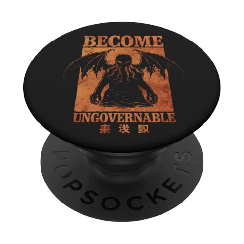 Cthulhu Become Unregable Japanese Cthulhu Cosmic Horror PopSockets Klebender PopGrip Cthulhu Become Unregable Japanese Cthulhu Cosmic Horror PopSockets Klebender PopGrip von Cthulhu Idol Miskatonic Horror Shop