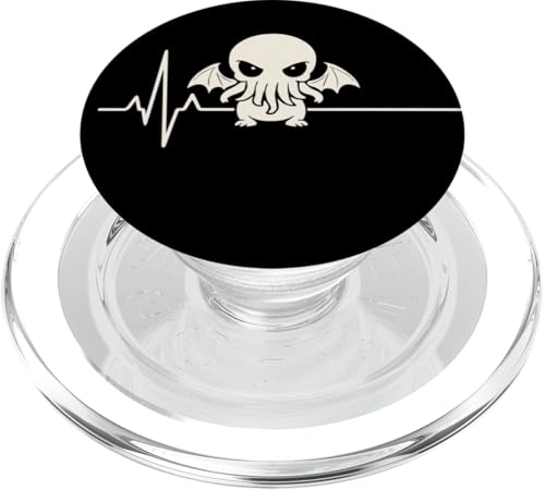 Cthulhu Herzschlag, niedlicher kosmischer Horror, Cthulhu-Kardiogramm PopSockets PopGrip für MagSafe Cthulhu Herzschlag, niedlicher kosmischer Horror, Cthulhu-Kardiogramm PopSockets PopGrip für MagSafe von Cthulhu Idol Miskatonic Horror Shop