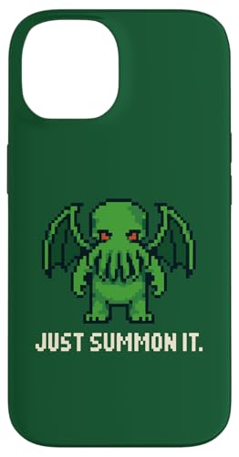 Cthulhu Pixelkunst im Retro-Look für Gamer, Just Summon It, Cosmic Horror Hülle für iPhone 14 von Cthulhu Idol Miskatonic Horror Shop