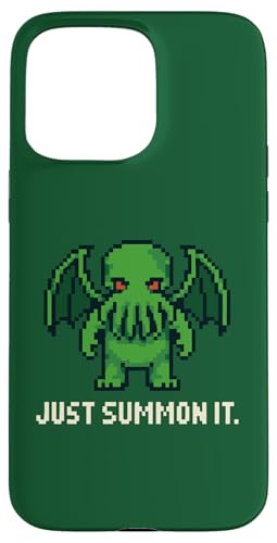 Cthulhu Pixelkunst im Retro-Look für Gamer, Just Summon It, Cosmic Horror Hülle für iPhone 15 Pro Max Cthulhu Pixelkunst im Retro-Look für Gamer, Just Summon It, Cosmic Horror Hülle für iPhone 15 Pro Max von Cthulhu Idol Miskatonic Horror Shop