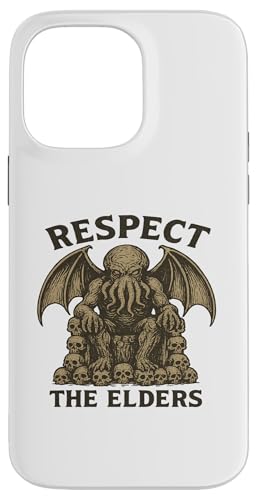 Cthulhu Respektiert die Ältesten Hülle für iPhone 14 Pro Max von Cthulhu Idol Miskatonic Horror Shop