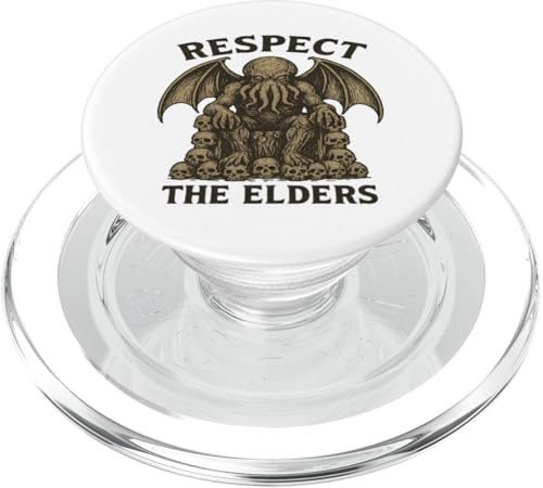 Cthulhu Respektiert die Ältesten PopSockets PopGrip für MagSafe von Cthulhu Idol Miskatonic Horror Shop