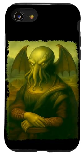 Cthulhu als Mona Lisa, Cosmic Horror Art Cthulhu Hülle für iPhone SE (2020) / 7 / 8 von Cthulhu Idol Miskatonic Horror Shop