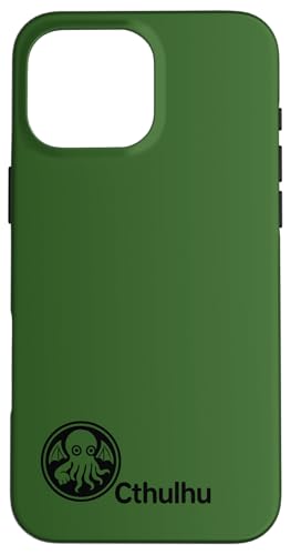 Cthulhu dezentes Cosmic Horror Logo Hülle für iPhone 16 Pro Max Cthulhu dezentes Cosmic Horror Logo Hülle für iPhone 16 Pro Max von Cthulhu Idol Miskatonic Horror Shop