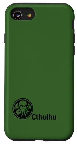 Cthulhu dezentes Cosmic Horror Logo Hülle für iPhone SE (2020) / 7 / 8 von Cthulhu Idol Miskatonic Horror Shop