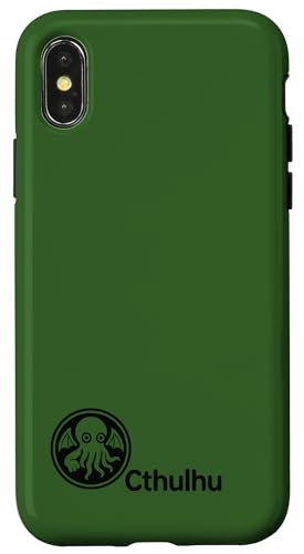 Cthulhu dezentes Cosmic Horror Logo Hülle für iPhone X/XS Cthulhu dezentes Cosmic Horror Logo Hülle für iPhone X/XS von Cthulhu Idol Miskatonic Horror Shop