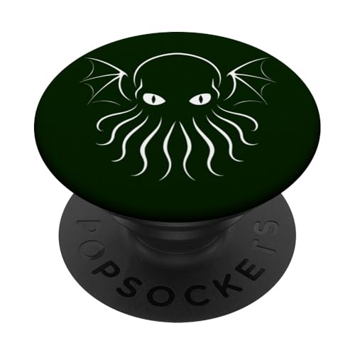 Minimalistische Cthulhu-Grafik PopSockets Klebender PopGrip Minimalistische Cthulhu-Grafik PopSockets Klebender PopGrip von Cthulhu Idol Miskatonic Horror Shop