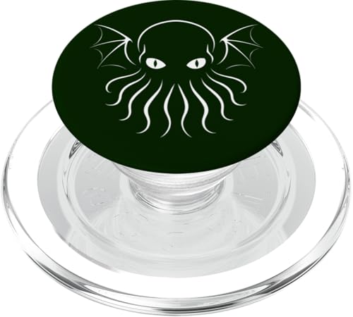 Minimalistische Cthulhu-Grafik PopSockets PopGrip für MagSafe Minimalistische Cthulhu-Grafik PopSockets PopGrip für MagSafe von Cthulhu Idol Miskatonic Horror Shop