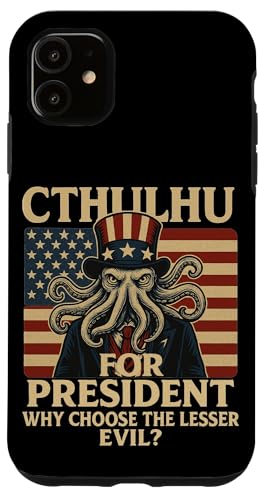 Cthulhu für Präsident Evil Horror USA Wahlen 2028 Monster Hülle für iPhone 11 Cthulhu für Präsident Evil Horror USA Wahlen 2028 Monster Hülle für iPhone 11 von Cthulhu for President Horror Cthulhu Sea Monster