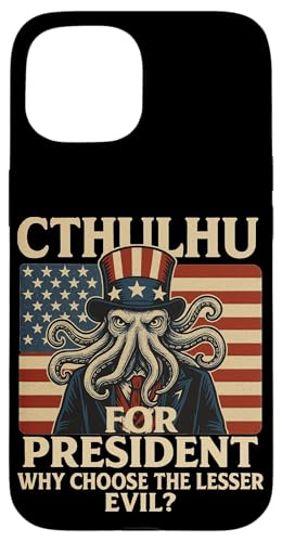 Cthulhu für Präsident Evil Horror USA Wahlen 2028 Monster Hülle für iPhone 15 Cthulhu für Präsident Evil Horror USA Wahlen 2028 Monster Hülle für iPhone 15 von Cthulhu for President Horror Cthulhu Sea Monster