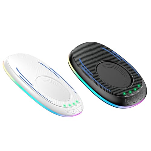 Ctwezoikmt 2PCS Mouse Mover Jiggler RGB Nicht Nachweisbare Maus, Mechanisches Bewegungspad mit Timer-Sperrbildschirm-Prävention, Freundschaftskit, Set-Teile von Ctwezoikmt
