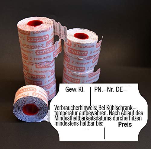 Eieretiketten 32x19mm für Preisangabe, Gewichtsklasse, Packstellennummer und MHD Eieretiketten 32x19mm für Preisangabe, Gewichtsklasse, Packstellennummer und MHD von CuNU Preisauszeichnung