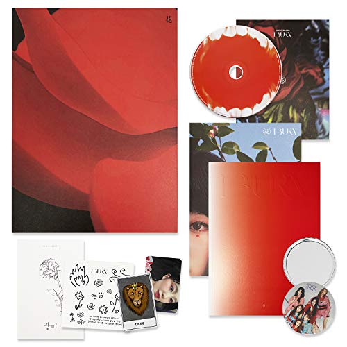 (G)I-DLE 4th Mini Album - I BURN [ FLOWER ver. ] CD + Booklet + Lyric Paper + Mini Poster + Postcard + Photo Card + Lucky Card + Sticker von Cube Entertainment