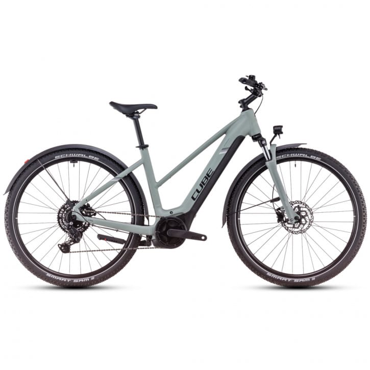 Cube Nuride Hybrid Performance 625 Allroad swampgrey´n´black 2025 Trapeze - RH 54 cm von Cube