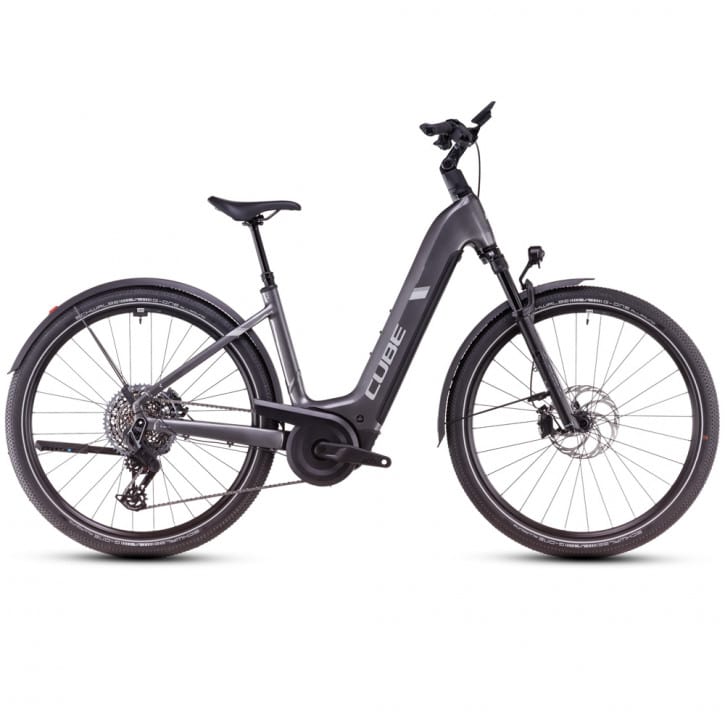 Cube Nuride Hybrid SLT Allroad graphite´n´fossil 2025 Easy Entry - RH 50 cm von Cube