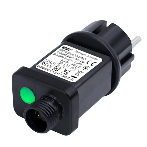 Trafo 31 V 6 W für CZJUTAI JT-EL/FC31V6W – 8 Modi, Speicher & Timer 6 Stunden, IP44 für Weihnachtsgirlande, Lichternetze, Eiswürfel Trafo 31 V 6 W für CZJUTAI JT-EL/FC31V6W – 8 Modi, Speicher & Timer 6 Stunden, IP44 für Weihnachtsgirlande, Lichternetze, Eiswürfel von CubePlug