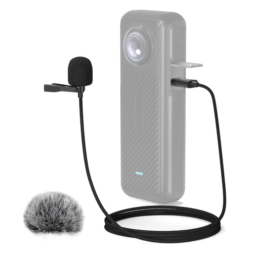 Cubilux Ansteckmikrofon für Insta360 X4, USB C Lavalier Mikrofon, omnidirektional & hochempfindlich, ideal für Vlogging, Interviews, Streaming, Vorträge & Außenaufnahmen – 1,5 m Kabel Cubilux Ansteckmikrofon für Insta360 X4, USB C Lavalier Mikrofon, omnidirektional & hochempfindlich, ideal für Vlogging, Interviews, Streaming, Vorträge & Außenaufnahmen – 1,5 m Kabel von Cubilux