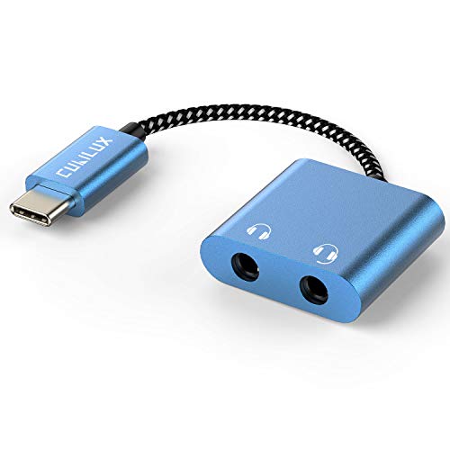 Cubilux USB-C-Dual-Kopfhöreradapter, Typ C auf doppelten 3,5-mm-Kopfhörer-Audiosplitter, kompatibel mit iPhone 16/15, iPad Pro 13/12.9/11, iPad Air 13/5./4., Samsung S25/S24/S23, Tab S10/S9/S8 Cubilux USB-C-Dual-Kopfhöreradapter, Typ C auf doppelten 3,5-mm-Kopfhörer-Audiosplitter, kompatibel mit iPhone 16/15, iPad Pro 13/12.9/11, iPad Air 13/5./4., Samsung S25/S24/S23, Tab S10/S9/S8 von Cubilux