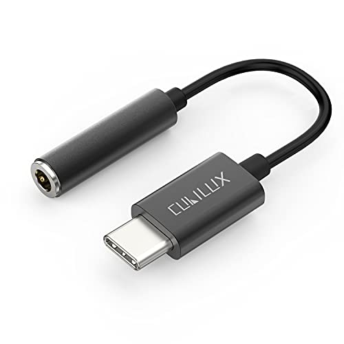 Cubilux USB C Kopfhörer Adapter [96KHz 24-bit DAC] Type C auf 3,5 mm Klinke Adapter Audio Anschluss Adapter für Samsung S24/S23/S22/S21/ Tab S9/S8/S7, iPhone 15+/15 Pro Max, iPad Pro, Pixel 8/7/6 Pro von Cubilux