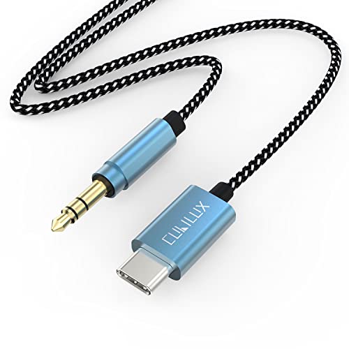 Cubilux USB-C-auf-3,5-mm-Auto-Audiokabel [96 kHz/24-Bit-DAC] Kompatibel mit Google Pixel 9/8/7/6 Pro, 8a/7a/6a/5a, Fold, Tablet, Moto Razr 2024, Edge 50/40/30, Typ-C-1/8-Zoll-Aux-Kabel, 6 Fuß von Cubilux