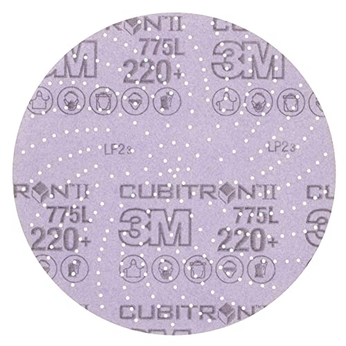 3M Xtract Cubitron, Filmscheibe 775L, 203 mm, 180+, Sauberer Sand, 50 Scheiben pro Packung von Cubitron