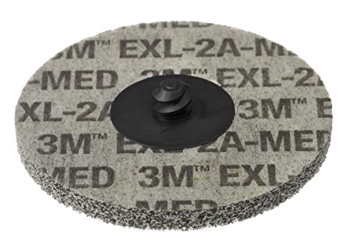 Scotch-Brite Roloc halteraufsatz EXL geschlossenen Rad TR, Aluminiumoxid, 15100 U/min, 7,6 cm Durchmesser, 8 A grobe Körnung (40 Stück), 3, grau/schwarz, 40 von Cubitron