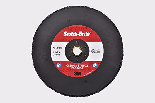 Scotch-BriteTM Clean and Strip XT Pro Disc, TN Quick Change, 17,8 cm x 5/8 in-11, S XCS, 5 Stück von Scotch-Brite