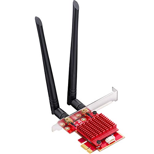 Cudy AX5400 Tri-Band Wi-Fi 6 WLAN- / Bluetooth®-Adapter PCIe 5400MBit/s von Cudy