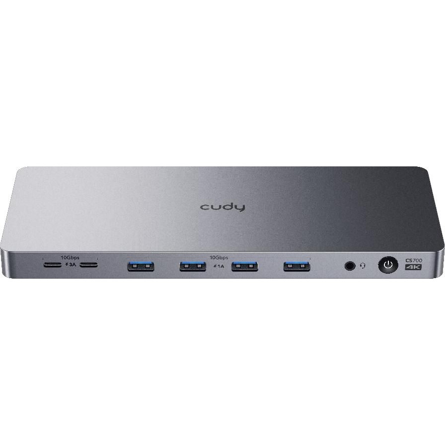 13-IN-1 10Gbps USB-C Dual 4K Docking Station | 150W PSU 13-IN-1 10Gbps USB-C Dual 4K Docking Station | 150W PSU von Cudy
