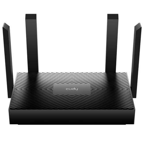 Cudy WR1500 AX1500 Dualband Wi-Fi 6 Router, Zugangspunkt, 5dBi Antennen, Mu-Mimo, Beamforming, Ofdma, Wpa3 von Cudy