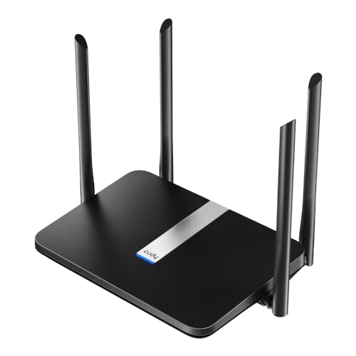 Cudy X6 AX1800 WiFi 6 Gigabit Mesh Router, Wireless Internet Router für Zuhause/Büro/Gaming, VPN, Große Reichweite von Cudy