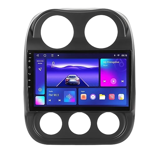 10,1-Zoll-Autoradio, IPS-Touchscreen-Multimedia-Player für CarPlay für Android Auto, Sprachsteuerung Bluetooth WiFi GPS-Autoradio für Jeep Compass Patriot 2010 Bis 2016 von Cuifati