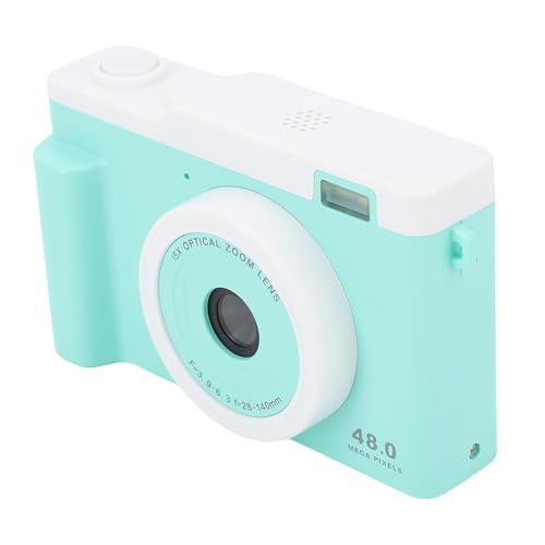 1080p Digitalkamera Dual -Kamera, 48MP Autofokus Tragbare Kompakte Reisekamera mit LED -Blitz, 15 -Fach Optisch Zoom Kleine WLAN -Kamera für Reise (Green) von Cuifati