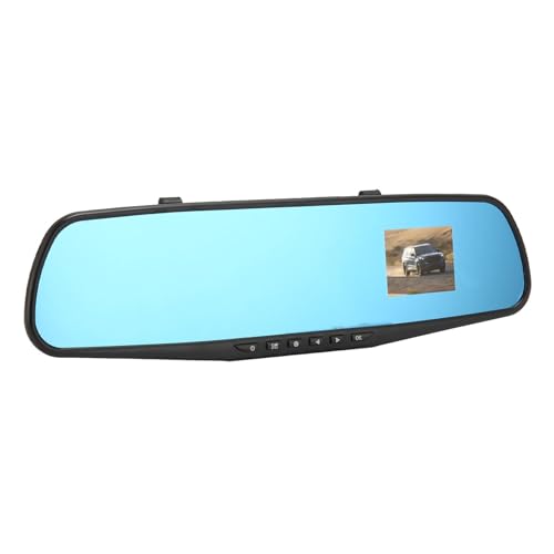 2,4-Zoll-Spiegel-Dashcam, Full-HD-1080P-Smart-Touchscreen-Rückspiegel für PKW-LKW-SUV, Fahrzeug-Fahrrekorder Vorne mit Nachtsicht-Parkmonitor-G-Sensor von Cuifati