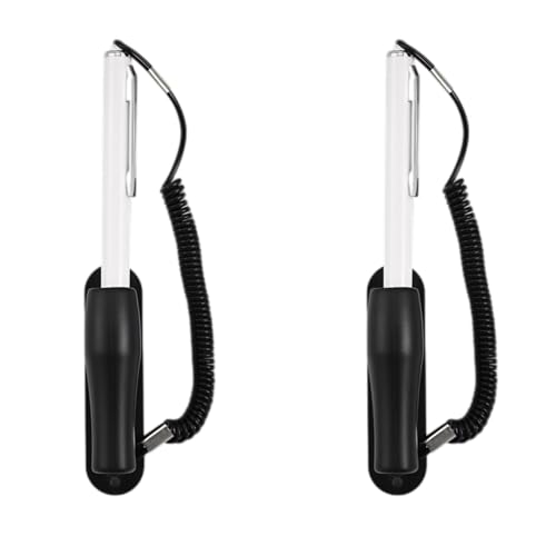 2 Stück Stift, hohe Empfindlichkeit, kapazitiver Touchscreen-Stift, universeller Ersatz, Silikon-Touching-Kopf, Telefon, Weiß und Schwarz, für Handy, Tablet 2 Stück Stift, hohe Empfindlichkeit, kapazitiver Touchscreen-Stift, universeller Ersatz, Silikon-Touching-Kopf, Telefon, Weiß und Schwarz, für Handy, Tablet von Cuifati