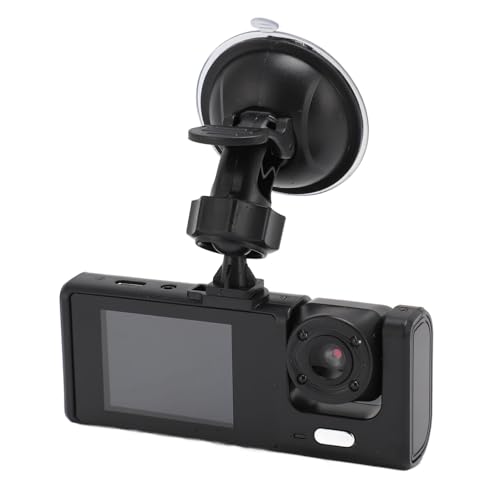 3-Kanal-Dashcam, 1080P-Autokamera mit Nachtsicht, 24-Stunden-Parküberwachung, Innenkamera von Cuifati