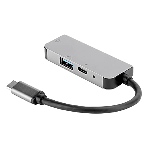 3 in 1 4,5-W-Mehrzweck-Hub-Adapter Typ C für HDMI USB 3.0/3.1 Dockingstation Multifunktions-Splitter für Computer Plug & Play Eingebauter Konvertierungschip von Cuifati