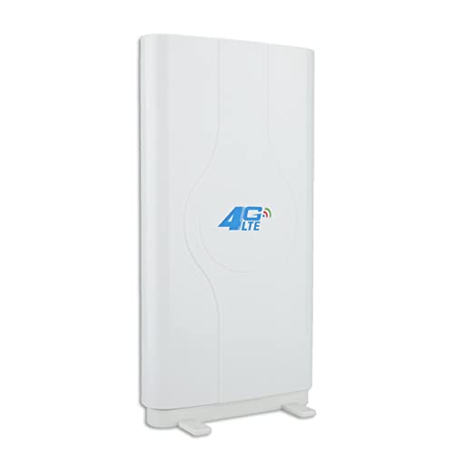 4G LTE Antenne,88dBi High Gain Antenne,TS9/CRC9/SMA Antenne,WiFi Booster,800MHz-2700MHz Breitbandantenne,Panel Antenne mit 2m Dual MIMO Kabel(TS9) von Cuifati