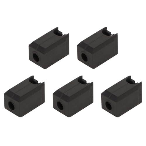 5-teilige Silikon-Sockenabdeckung für Bambu Lab X1 Carbon X1C P1P 3D-Drucker Extruder Hotend Schutzhülle Heizblock Wärmeisolierung, Hilft bei der Stabilisierung der Kühlung von Cuifati