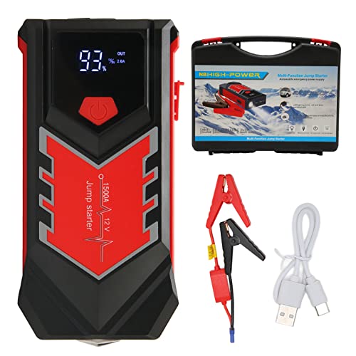 59800 MAh Starthilfe mit LCD-Display, für 12-V-Fahrzeuge, Outdoor-Notfallwerkzeuge mit SOS-Licht und Typ-C-Powerbank, Auto-Starthilfe 59800 MAh Starthilfe mit LCD-Display, für 12-V-Fahrzeuge, Outdoor-Notfallwerkzeuge mit SOS-Licht und Typ-C-Powerbank, Auto-Starthilfe von Cuifati