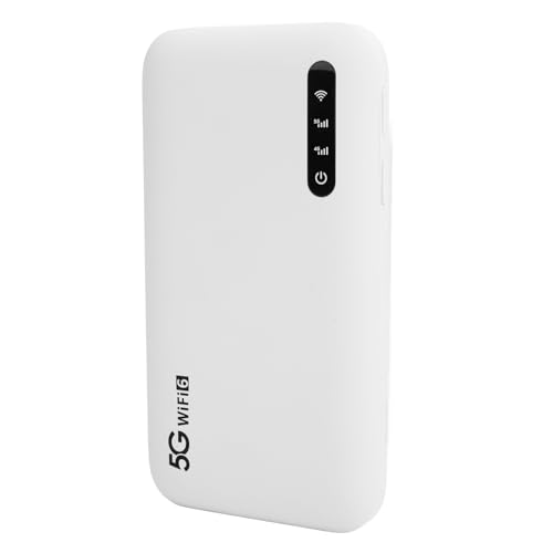 5G WiFi 6 Mobiler Hotspot, Hochgeschwindigkeits -Hotspot -Router -Unterstützung 16 Geräte mit SIM -Kartensteckplatz, 6100 MAh Tragbare Hotspot -Geräte Wasserdicht, für Reisen Im von Cuifati