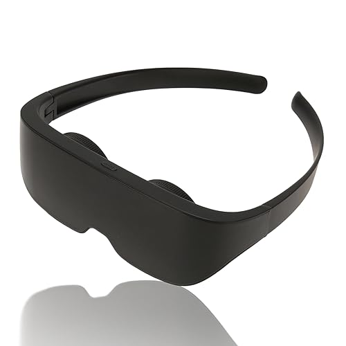 AR-Brille, Augmented-Reality-Brille, Tragbare Headsets, Smart-Brille mit 4K HD 3D IMAX Gaint Screen Virtual Theater, Myopiefreundliche VR-Brille für Spielvideos auf Tablets und von Cuifati