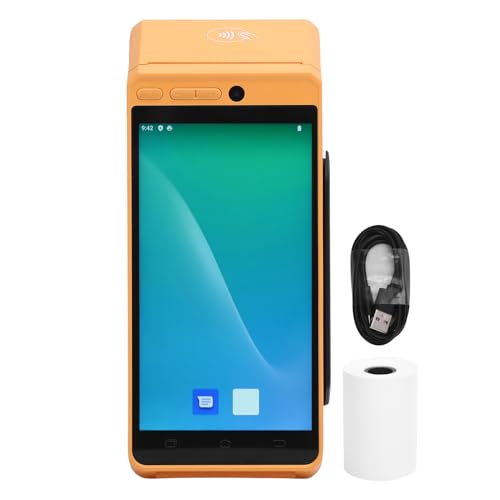 Android 12 Barcode Scanner Handheld Mobile Computer, 5,5 -Zoll -Touchscreen -PDA -Scanner mit 1D 2D QR Barcode -Scan, Unterstützung WiFi 4G LTE, für Cafés, Restaurants, von Cuifati
