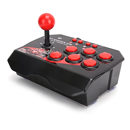 Arcade Fight Stick, Kabelgebundener Arcade-Joystick, Klassischer Nostalgischer Arcade-Stick-Controller, Zubehör für Arcade-Spiele für Switch PC PS3 von Cuifati