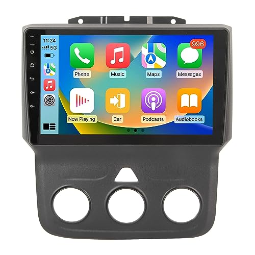 Autoradio Stereo für Dodge Ram 1500 2500 3500 2013–2018, Android 12 Touchscreen-Radio mit Kabellosem Carplay und Android Auto, Unterstützt WiFi GPS HiFi FM RDS SWC [2 GB + 32 GB] von Cuifati