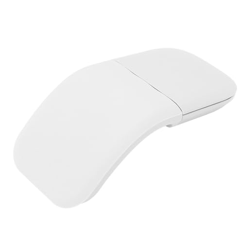 Bluetooth Arc Touch Maus, 1200 DPI Ultra Slim Wireless Computer Maus Tragbare Klappbare Optische Mäuse für Laptop PC Tablet Smartphone, ohne USB-Empfänger (Gray) von Cuifati