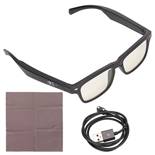 Bluetooth Smart Audio Sonnenbrille, Smart Glasses, Wireless Bluetooth, Bone Conduction Sound für Alle Smart Devices, Geeignet Zum Fahren, Laufen Usw.(Anti-Blaulicht) von Cuifati